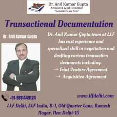Our team possesses vast experience in transactional documentation. We specialize in the negotiation and drafting of critical legal documents such as Joint Venture and Acquisition Agreements, ensuring your commercial transactions are legally sound.