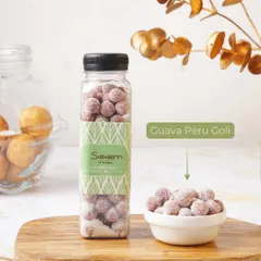 My Guava Peru Golis capture the nostalgic taste of guava with a spicy kick. These tangy and sweet bites are a fun and flavorful mouth freshener.