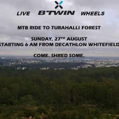 Calling all MTB enthusiasts! This was our announcement for an MTB ride to Turahalli Forest. Remember our rule: No Helmet, No Ride.