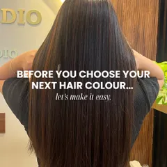 Before you choose your next hair color, let's make it easy. We believe in a thorough consultation to match your hair goals with your maintenance commitment.