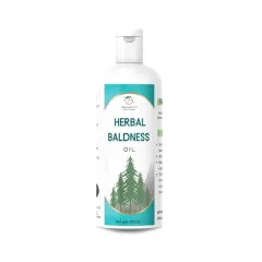 My Herbal Baldness Oil is a special formulation to help with hair thinning and promote new growth. It contains powerful herbs like bhringraj and amla to stimulate follicles and strengthen your hair from the roots.
