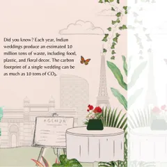 Did you know a single wedding can produce up to 10 tons of CO2? We are dedicated to reducing this footprint through mindful planning and smart choices.