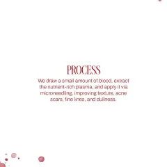 This explains the PRP process in simple terms. I draw a small amount of blood, extract the nutrient-rich plasma, and apply it via microneedling to improve texture, acne scars, and fine lines.