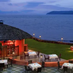 The Marriott Resort & Spa in Goa offers stunning seaside views, perfect for a sunset ceremony or a breezy summer reception. It's an ideal choice for a relaxed yet luxurious beach wedding.