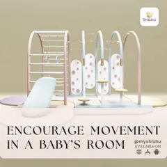 A simple play gym can transform your baby's room into a space that encourages movement. Reaching and exploring are essential for developing motor skills.