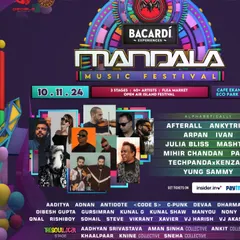 Super stoked to be part of the Mandala Music Festival in Kolkata once again. This is definitely one of the best festivals in the country, with a next-level lineup.