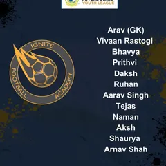 The player list for our U13 and U15 teams on Match Day 1 of the youth league. We are proud of every player who makes the squad.