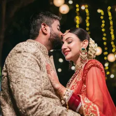 A tender moment from Neelam and Sid's wedding. The right jewelry doesn't just complete an outfit; it becomes part of the memory, sparkling through the most cherished moments of the day.