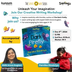 Unleash your imagination! Our creative writing workshops, like this one featuring author Parnika Shrotriya, provide a space for young writers to get inspired and learn valuable writing tips from experts.