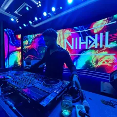 In the zone, surrounded by sound and light. This is my office. Here, I am focused on one thing: reading the room and playing the perfect track to elevate the moment.