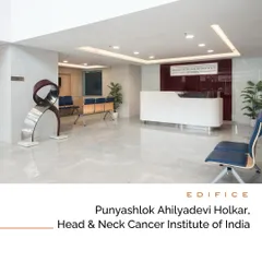The reception at the Punyashlok Ahilyadevi Holkar Institute is designed to be welcoming and clear. We use clean lines, warm lighting, and art to create a first impression that reduces anxiety and instills confidence in the care journey ahead.