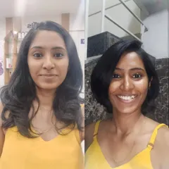 A haircut can be a powerful transformation tool. By analyzing her face shape, we chose a style that not only looks chic but radiates confidence. This is a perfect example of how the right grooming is a game-changer.