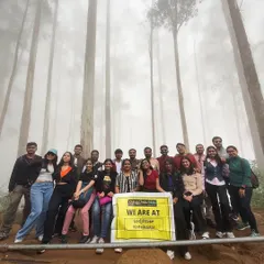 This is what our trek family looks like. A bunch of happy souls exploring the misty pine forests of Kodaikanal together. You can come alone, but you'll always leave with friends.