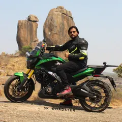 A thumbs-up from one of our riders during a trip to the hills of Ramanagara. Our weekend rides are all about enjoying the journey and the scenery.
