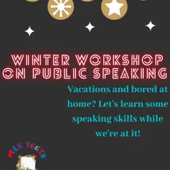 To help older kids build confidence, I host a 21-day winter workshop focused on public speaking. This camp for 8-13 year olds is designed to make learning speaking skills fun and interactive, moving beyond boring lectures to engaging games and practice sessions.