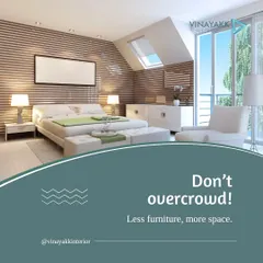 Design Tip: Don't overcrowd your room. Less furniture often means more space, creating a room that feels more open, breathable, and relaxing.