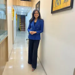 A candid moment inside Satvi Skin Clinic. I strive to create a friendly and approachable atmosphere where patients can feel at ease.