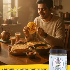 Nothing beats the comfort of garam parathe and our Chatpati Achaar on a chilly morning. It's a simple pleasure that warms you up from the inside out.