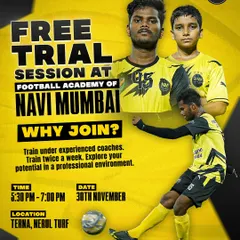 Want to see what FANM is all about? Join us for a free trial session at the Terna Nerul Turf. It's a great opportunity to train with my experienced coaches and see if our academy is the right fit for you.