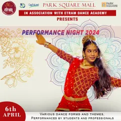 We partner with local venues like Park Square Mall for performance nights. This event showcases the talent of our students and professionals in various dance forms.