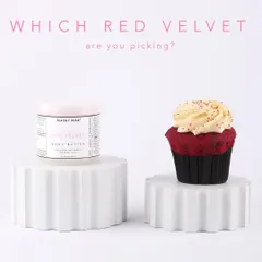 Which Red Velvet are you picking? I'm definitely picking my super creamy and rich Red Velvet Body Butter over the cupcake for skin that feels as good as it looks.