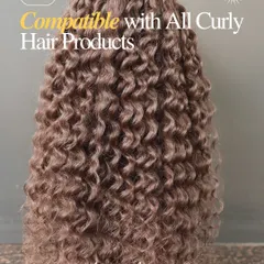 This 24-inch curly wig is compatible with all your favorite curly hair products, allowing you to style and care for it just like your own hair.