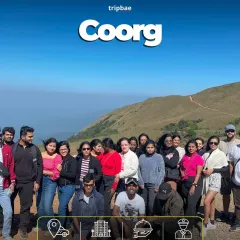 Another shot of our travelers enjoying the clear skies and stunning vistas in Coorg. We plan our trips to maximize opportunities for great photos and even better memories.