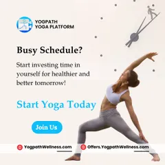 Invest Time in Yourself: Even with a busy schedule, it's important to invest in your well-being. Making time for yoga is making time for a healthier and better tomorrow. Join us and start today.