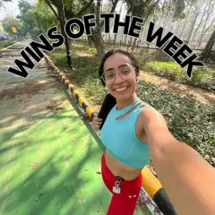 This is what it's all about. A selfie from a client on her run, feeling happy and proud of her progress. These are the wins of the week that matter most.