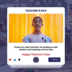 This student shares a message of gratitude for her teachers. These personal tributes highlight the supportive and encouraging atmosphere that we cultivate within our academy community.