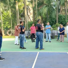 Sharing some lighter moments during a self-defense workshop with the JITO Juhu community group. Training should also be enjoyable.