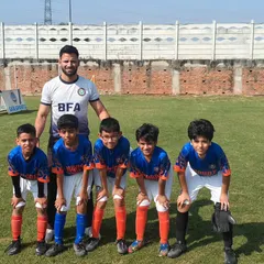The Bharat FA Under 10 squad, ready and focused. A great group of talented and dedicated young players.