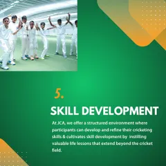 We offer a structured environment for skill development, but we also cultivate life lessons like teamwork and discipline that extend beyond the cricket field.