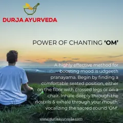Discover the power of chanting 'OM' through Udgeeth Pranayama. This highly effective method for boosting your mood involves deep inhalation and exhaling with the sacred sound.
