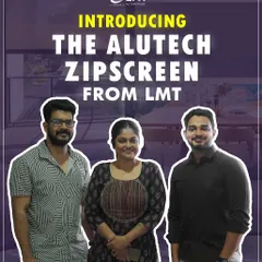 This is part of our dedicated team. We are proud to introduce the Alutech Zipscreen, a product that reflects our commitment to bringing top-tier German engineering to our clients in India.