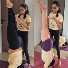 During our Monsoon Reset retreat, I had the opportunity to give personalized attention, helping students deepen their inversions like Sirsasana, or headstand. It was a weekend of growth, restoration, and community.
