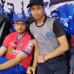 An incredible learning experience for our trainee, pictured here with the legendary Sourav Ganguly.