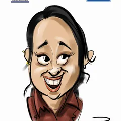 This caricature showcases the expressive and fun style I bring to corporate functions. Each portrait is drawn quickly but with attention to detail to ensure a great likeness.