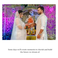 A significant moment in a Buddhist wedding ceremony, where the couple joins hands, symbolizing their union and the start of their shared life.
