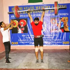 Competing at the Delhi State Weightlifting Championship in 2019. There is no strength without struggle, and every competition is a chance to prove how far you've come.