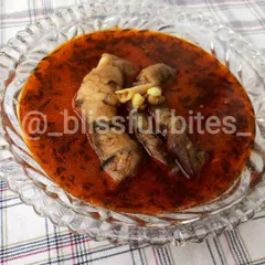 Another serving of the authentic Mutton Paya. The tender meat and deep-red curry are hallmarks of this classic Memon dish.