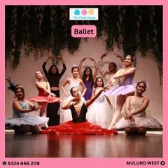 Grace and elegance on display during a ballet class. We are proud to host the Indian Academy of Russian Ballet, providing a professional space for dancers to hone their craft.