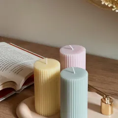 Our scented and unscented pillar candles are designed to light up any space, indoors or outdoors. Made with special technology that prevents spillage, they offer a worry-free way to enjoy candlelight.