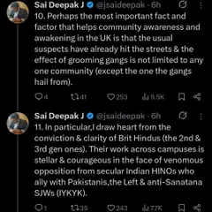 Part of my analysis on the state of the Hindu diaspora. I draw hope from the conviction of second and third-generation British Hindus who are courageously fighting anti-Sanatana forces on UK campuses.