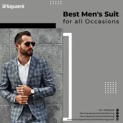 Explore beyond solid colors with my collection of patterned suits. This expertly tailored plaid suit demonstrates how a bold pattern can be both elegant and professional, offering a personalized look for business or formal events.
