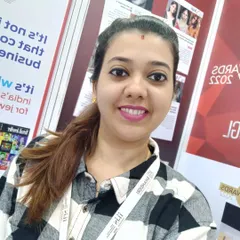 A quick selfie during the event. I genuinely enjoy the vibrant atmosphere of exhibitions and bring that positive energy to every interaction at the booth.