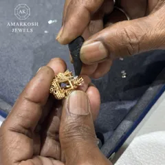 True luxury is in the details you can't see at first glance. Here, one of our master artisans is meticulously setting each diamond by hand. This level of precision and care is central to our process, ensuring every piece of custom jewellery we craft is not only beautiful but also built to last for generations.