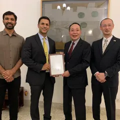 A group photo with the Consul-General, marking our commitment to working together to promote the values of Japanese martial arts in our community.