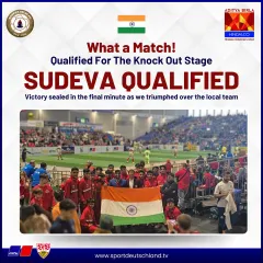 We qualified for the knockout stage! A victory sealed in the final minute against a local German team at the MTU Cup. This shows our fighting spirit and ability to perform under pressure on an international stage.