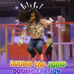 Double the jump means double the joy. Feel the weightlessness as you bounce higher and higher on our professional-grade trampolines.